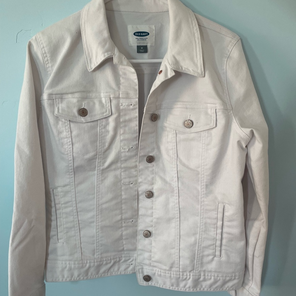 White Denim Jacket